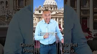 L'inviato Massimo Guadagno in diretta dal Vaticano durante l'Angelus domenicale del Papa sul LIBRO