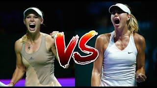 Wozniacki vs Sharapova ● 2014 Singapore (RR) Highlights