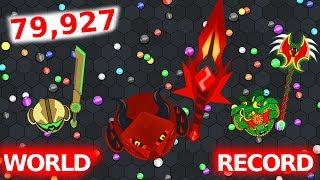 INSANE 79 927 WORLD RECORD в Evowars.io NEW Evolution! | LeeZY Evowars.io