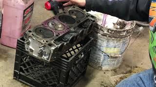 Re-Measuring Cleveland cylinder head cc's without carbon deposits