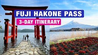 3-Day Itinerary with Fuji Hakone Pass from Tokyo, Kawaguchiko & Hakone