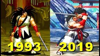 Evolution of Haohmaru ( Samurai Shodown Games ) 1993 - 2019