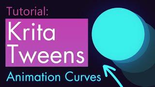 Krita has animation tweens apparently (Animation curves tutorial)