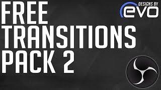 5 Free Transitions: Pack 2 - For OBS transitions!