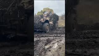 American MaxxPro MRAP vs Ukrainian mud