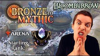  Bronze To Mythic: Episode 21 - Starting Rank: Diamond 2 - MTG Arena:  Bloomburrow Draft 