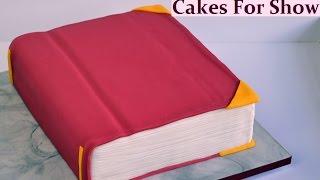 Making a Book Cake