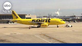 Spirit Airlines plane struck by gunfire