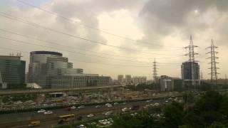 Gurgaon City Traffic on Friday (Hyperlapse)