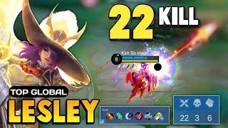 Lesley Best Build 2024  [ Lesley Top Global Gameplay ] Mobile Legends