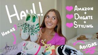 HUGEEE summer shoes haul + outfit ideas! (dhgate & amazon) 