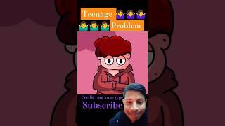 Teenage problem ‍️‍️@NOTYOURTYPE #animation #comedy #funny #teenage #pimple #problem #trending