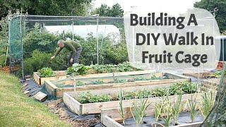 How To Build A DIY Walk In Fruit Cage