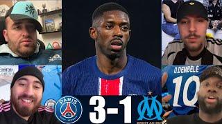 LES REACTIONS: Le PSG Gagné 3-1 face à OM