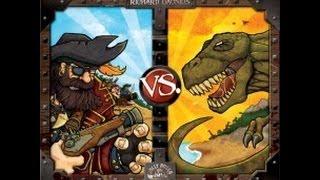 Off The Shelf Board Game Reviews Presents - Pirates Vs Dinosaurs