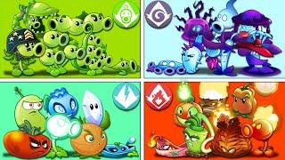 Team Pea Vs Shadow Vs Fire Vs Pult Vs Bomb Vs Electric - Plants Vs Zombies 2 Tournament