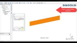 Altair SimSolid VM02 In-plane Vibration of a Cantilever Plate