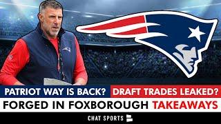 Patriots News, Rumors After Forged In Foxborough Episode 1 on Mike Vrabel & Will Campbell