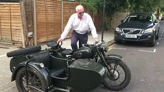 Starting the Ural M72