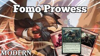 Crazy QUADRUPLE STRIKE Combo | Fomo Prowess | Modern | MTGO