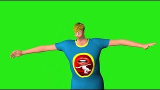 green screen dance a guy with a small head humor Юра 