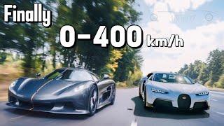 Koenigsegg Jesko Absolut VS Bugatti Chiron | 0-400-0 km/h |