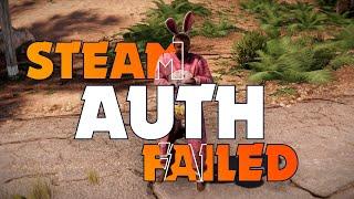 STEAM AUTH FAILED RUST | РАСТ