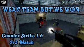Pro-Level 5v5 CS 1.6 De_Nuke | Can We Win This? | TGS GAMING PRO