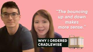 Pediatrician mom Fon and dad Brian love Cradlewise smart crib & bassinet