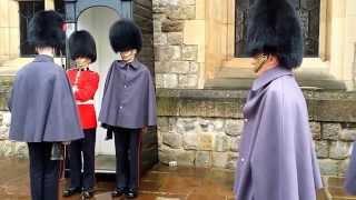 TOWER OF LONDON CHANGING OF THE GUARDS ...FEAT. LADY TAMRYN D. BROWN ...JULY 25, 2014