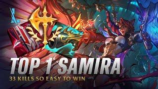 Wild Rift SAMIRA - TOP 1 Soul Fighter Samira S15 Ranked Gameplay + Build