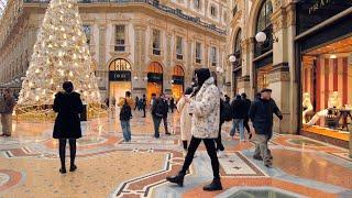 Milan. Fashion Capital of The world. Walking Tour. 4K