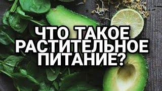 ЧТО ТАКОЕ РАСТИТЕЛЬНОЕ ПИТАНИЕ?