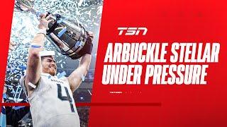 How did Argos dominate Bombers in second half of Grey Cup?