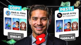 How To Make COPY - PASTE Shorts On Youtube & Earn More Money! @Harsharmy18