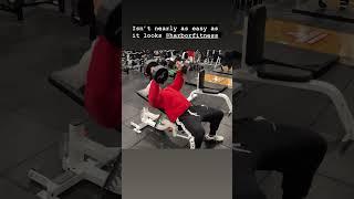 Chest banded press for isolation and solid pump , but watch how it can go wrong! #viralshort #short