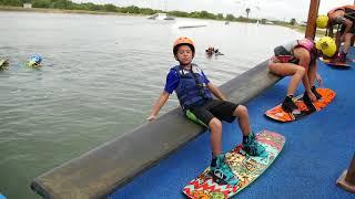 Cable wakeboarding at Texas Ski Ranch