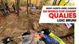 GoPro: Loic Bruni Qualification Run - Mont-Sainte-Anne, Canada - '24 UCI DH MTB World Cup