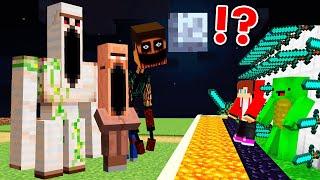 All Scary Long Monster Attack JJ and Mikey Security House in Minecraft - Maizen?!