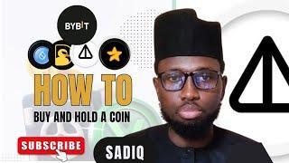 HOW TO BUY AND HOLD A COIN IN BYBIT.