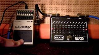 Boss GE-7 vs MXR M-108 EQ shootout