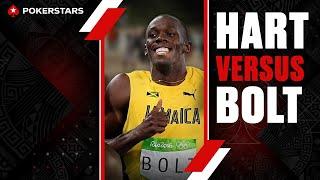 KEVIN HART vs USAIN BOLT  #PokerStars #HartvsBolt