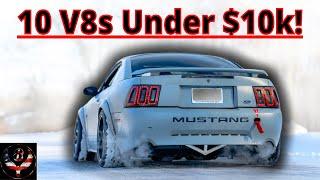 10 American V8 Cars Under $10k - 2024