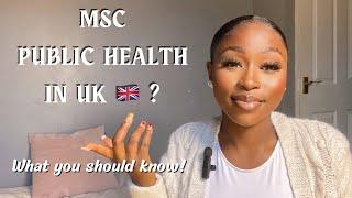 MSc PUBLIC HEALTH in Uk as an international student ‍ | Career prospects + Q&A | MonnyLagos