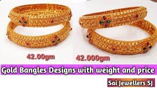 Latest Gold Bangles Designs/Sai Jewellers SJ bangles designs @saijewellerssj16