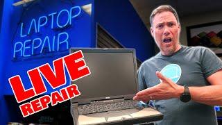 This 23 Year Old Laptop Was Mailed-In For Repair-  Can I Fix It LIVE?