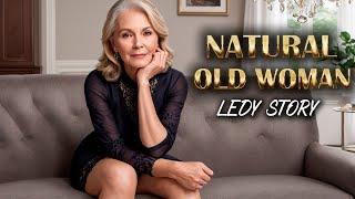 Story of Natural OLD Woman OVER 50  Attractively Dressed Classy #over70