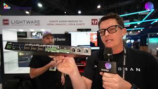 Infocomm 2024 – Dante Enabled Meetings with BYOD Features (The Tech Effect at Lightware's Booth)