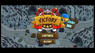 Kingdom Rush – Glacial Heights (bonus level) campaign walkthrough.