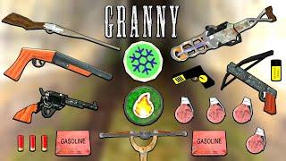 All New Weapons in Granny Official Unofficial Games